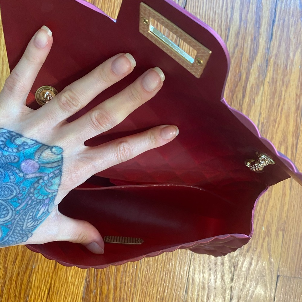 Ruby Red Quilted Bag - image 5